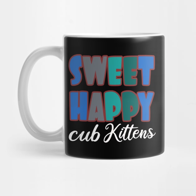 Sweet Happy Cub Kittens by Color Fluffy